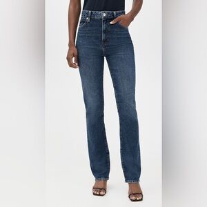 Rolla's Original High-Rise Straight Leg Jeans Size 26 Dark Wash